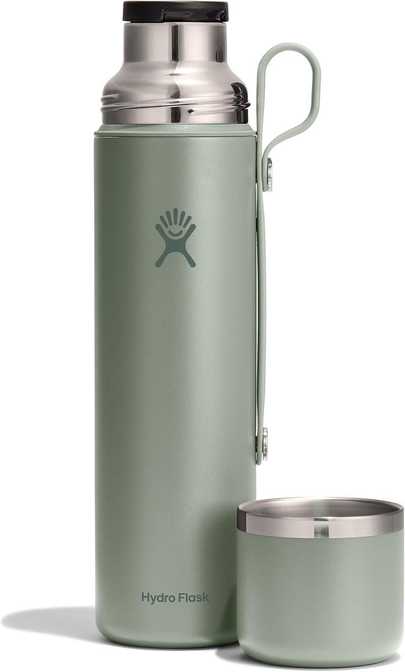 Hydro Flask Hot Flask & Cup – Insulated Stainless Steel, Hot Drink Travel Container for Coffee & Tea 36 Oz Agave Green - Image 2